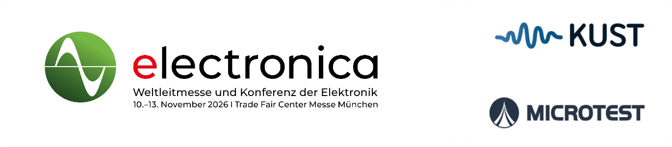 electronica 2026 München: KUST Elektronik am Stand von Microtest